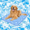 Rywell Dog Cooling Mat,110 * 80cm Thicken Dog Cooling Mat Extra Large, Internal Waterproof& Endothermic Color Changing Arc-Chill Cooling Fiber(QMAX>0.5) for Pet, Washable&Non-Toxic&Non-Slip